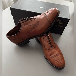 Allen Edmonds 8.5D Sanford Brown EUC USA Made